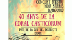 La Coral Canticòrum celebra els 40 anys