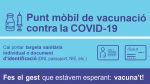 Campanya de vacunació per la covid-19 a Canyelles