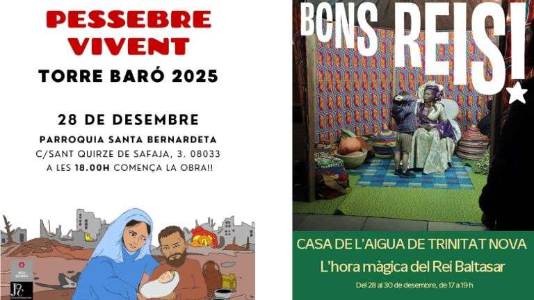 pessebre vivent torre baro espectacle rei baltasar